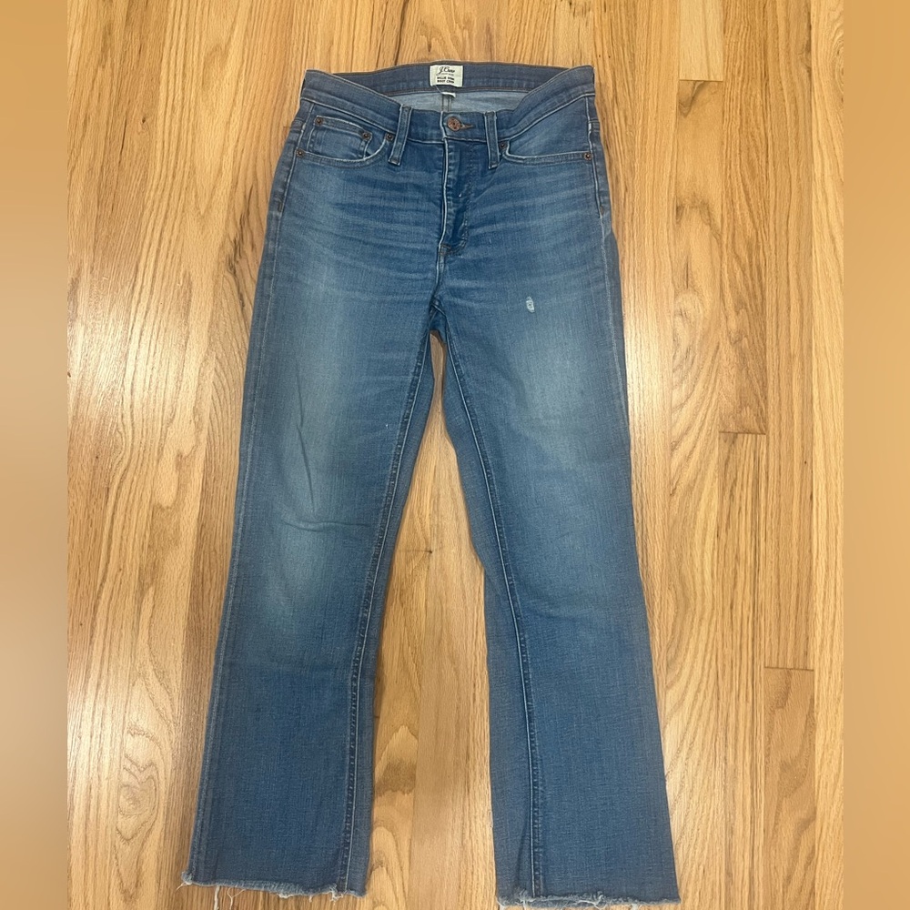 J. Crew women’s boot crop jeans